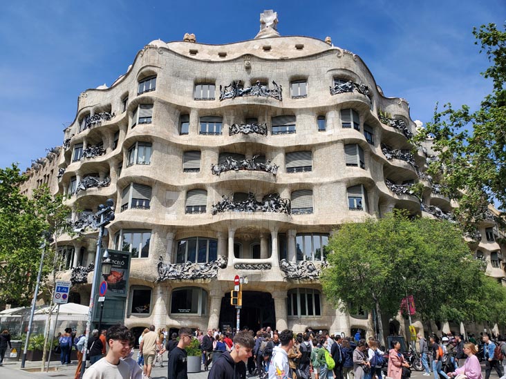 La Pedrera-Casa Milà, Passeig de Gràcia 92, Barcelona, Spain, April 26, 2024