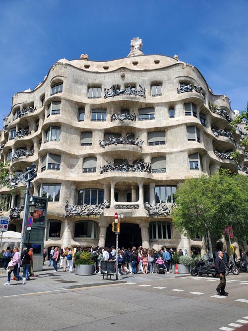 La Pedrera-Casa Milà, Passeig de Gràcia 92, Barcelona, Spain, April 26, 2024