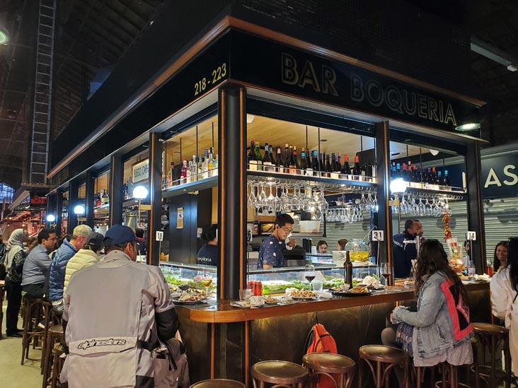 Bar Boqueria, Mercat de la Boqueria, Barcelona, Spain, April 27, 2024