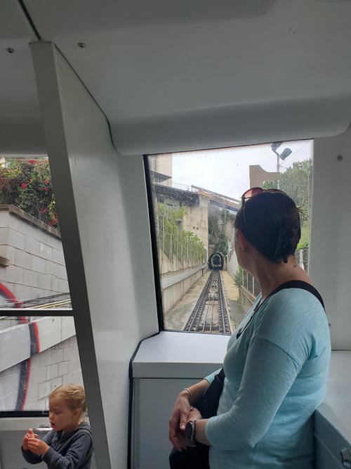 Funicular de Montjuïc, Barcelona, Spain, April 30, 2024