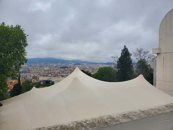 View From Fundació Joan Miró, Parc de Montjuïc, Barcelona, Spain, April 30, 2024