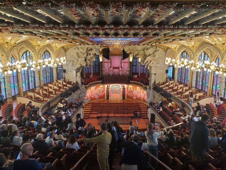 Concert Auditorium, Palau de la Música Catalana, Barcelona, Spain, April 30, 2024