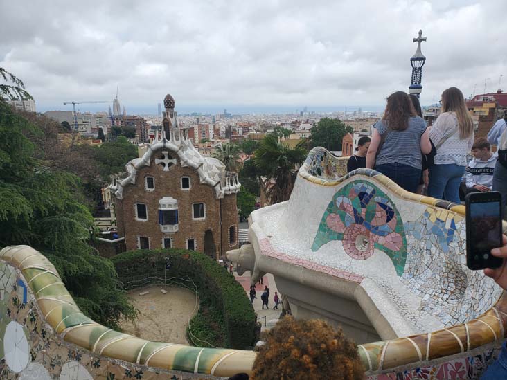 View From Nature Square, Park Güell, Barcelona, Spain, April 30, 2024