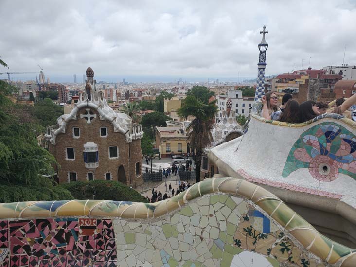 View From Nature Square, Park Güell, Barcelona, Spain, April 30, 2024