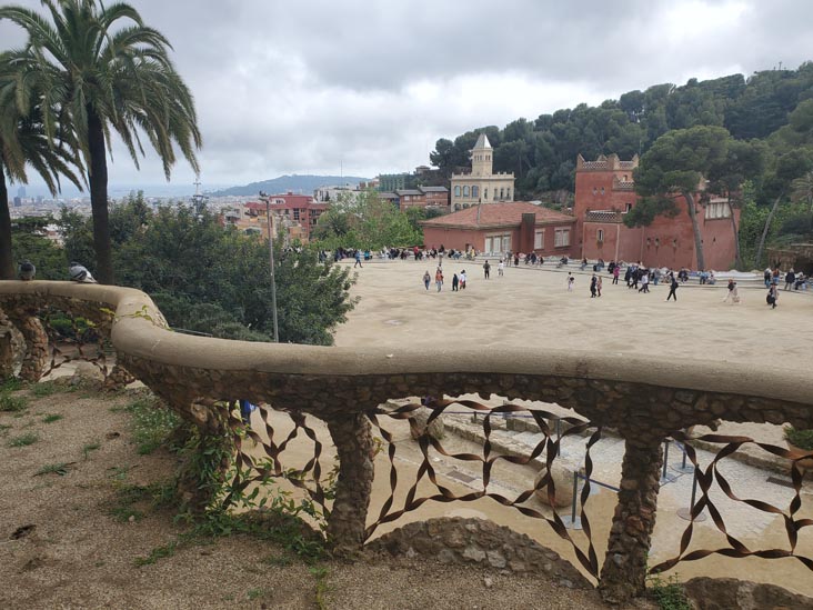 Overlooking Nature Square, Park Güell, Barcelona, Spain, April 30, 2024