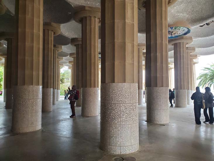 Hypostyle Room, Park Güell, Barcelona, Spain, April 30, 2024