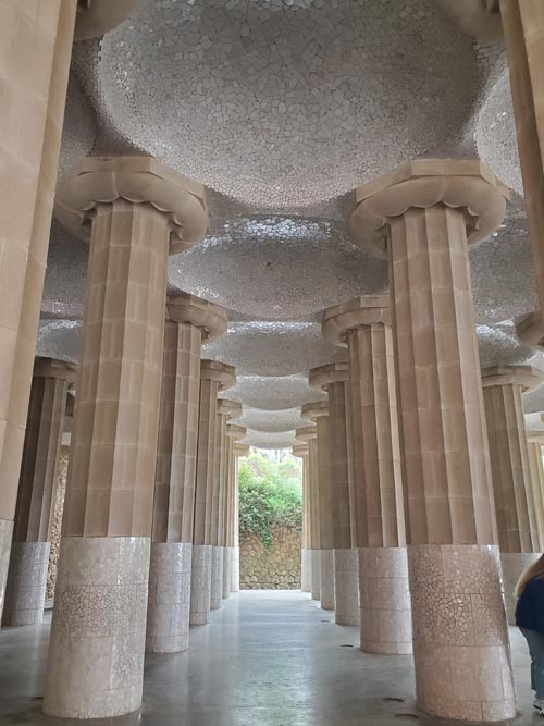 Hypostyle Room, Park Güell, Barcelona, Spain, April 30, 2024