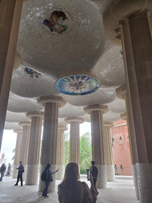 Hypostyle Room, Park Güell, Barcelona, Spain, April 30, 2024