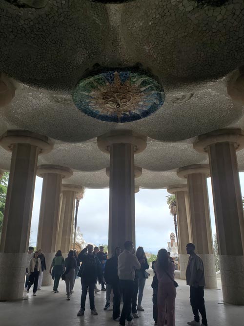 Hypostyle Room, Park Güell, Barcelona, Spain, April 30, 2024