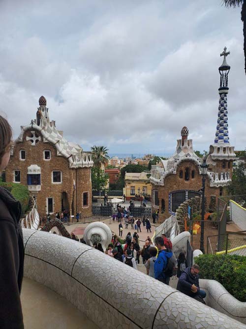 Dragon Stairway, Park Güell, Barcelona, Spain, April 30, 2024