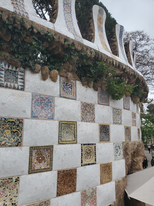 Dragon Stairway, Park Güell, Barcelona, Spain, April 30, 2024