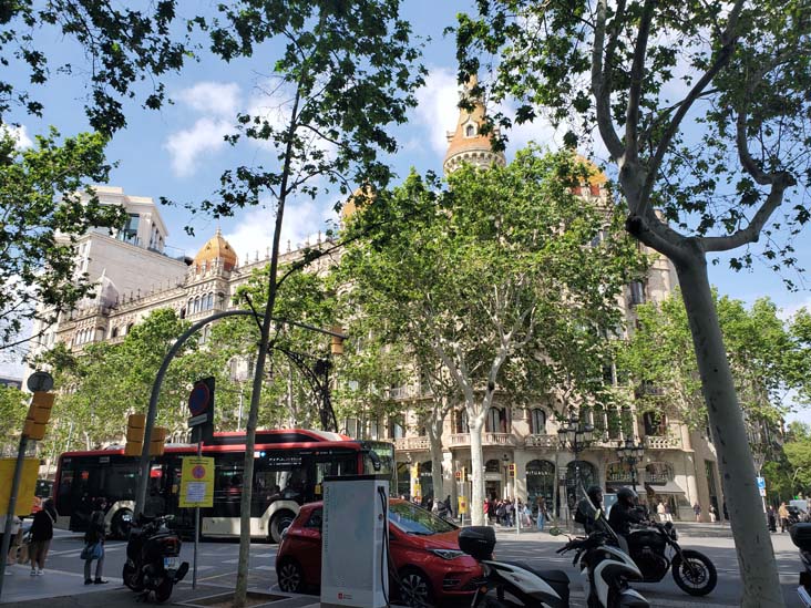 Passeig de Gràcia at Carrer de Casp, Barcelona, Spain, April 26, 2024