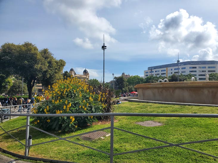 Plaça de Catalunya, Barcelona, Spain, April 26, 2024