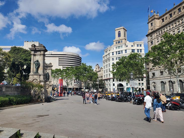 Plaça de Catalunya, Barcelona, Spain, April 26, 2024