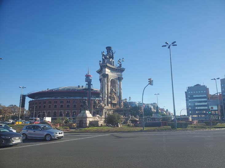 Plaça d'Espanya, Barcelona, Spain, April 24, 2024