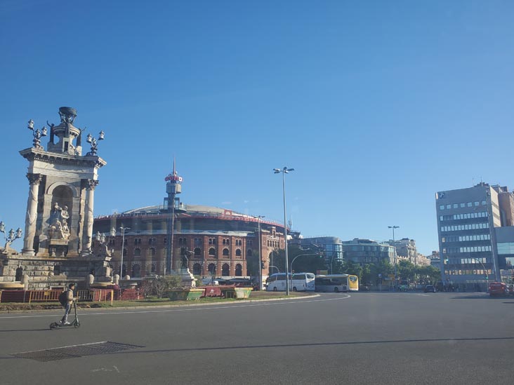 Plaça d'Espanya, Barcelona, Spain, April 24, 2024