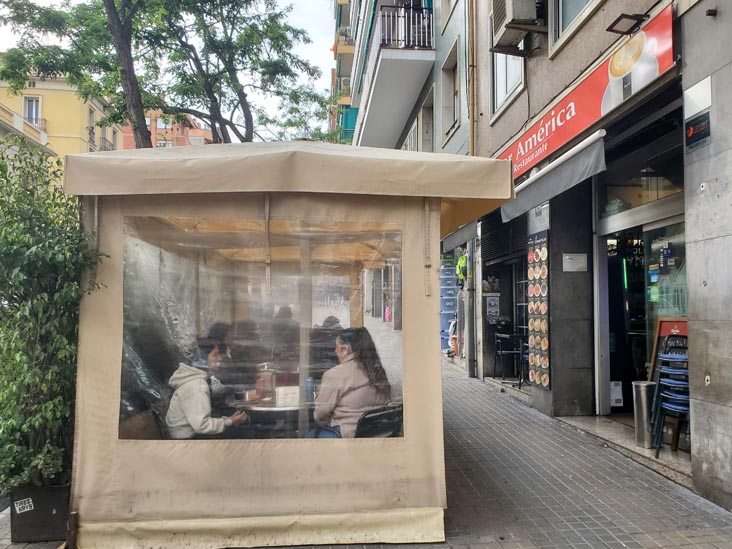 Bar América, Carrer de l'Escorial 106, Barcelona, Spain, April 30, 2024