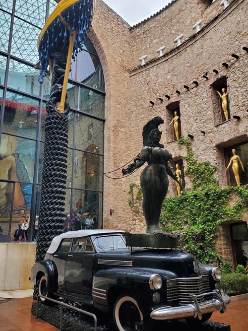 Car Naval, Courtyard, Dalí Theatre-Museum, Figueres, Spain, April 28, 2024