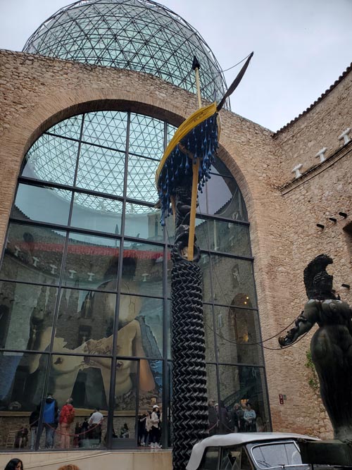 Courtyard, Dalí Theatre-Museum, Figueres, Spain, April 28, 2024