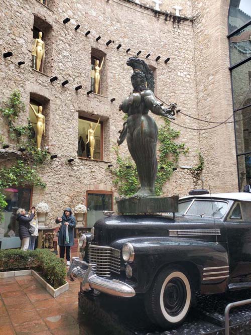 Car Naval, Courtyard, Dalí Theatre-Museum, Figueres, Spain, April 28, 2024