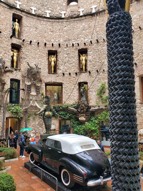 Car Naval, Courtyard, Dalí Theatre-Museum, Figueres, Spain, April 28, 2024