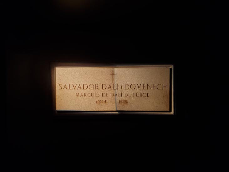 Dalí Tomb, Dalí Theatre-Museum, Figueres, Spain, April 28, 2024