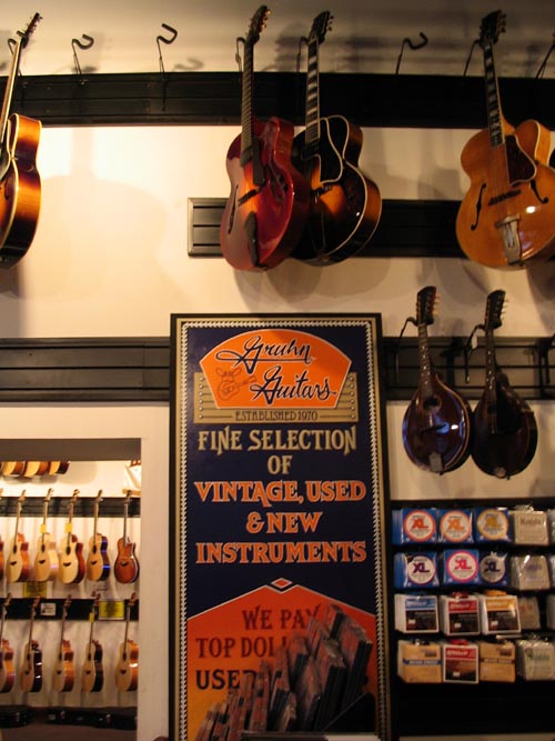 Gruhn Guitars, 400 Broadway, Nashville, Tennessee