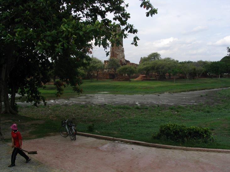 Wat Phra Ram, Elephant Ride, Ayutthaya, Thailand