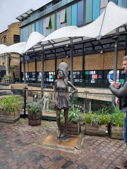 Amy Winehouse Statue, Stables Market, Camden Town, London, England, April 12, 2023