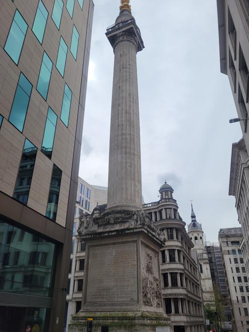 Monument to the Great Fire of London, City of London, London, England, April 16, 2023