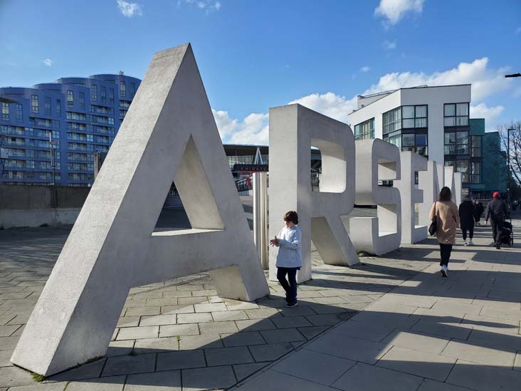 Drayton Park at Danny Fiszman Bridge, Emirates Stadium, Holloway, London, England, April 10, 2023