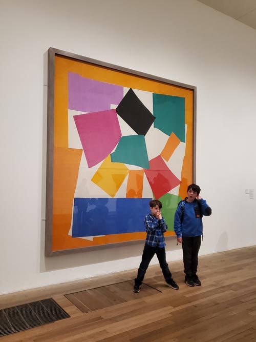 Henri Matisse's The Snail, Tate Modern, Bankside, London, England, April 11, 2023