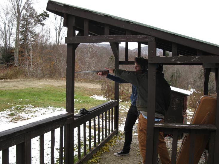 Clay Bird Shooting, The Mountain Top Inn & Resort, 195 Mountain Top Road, Chittenden, Vermont, October 29, 2011