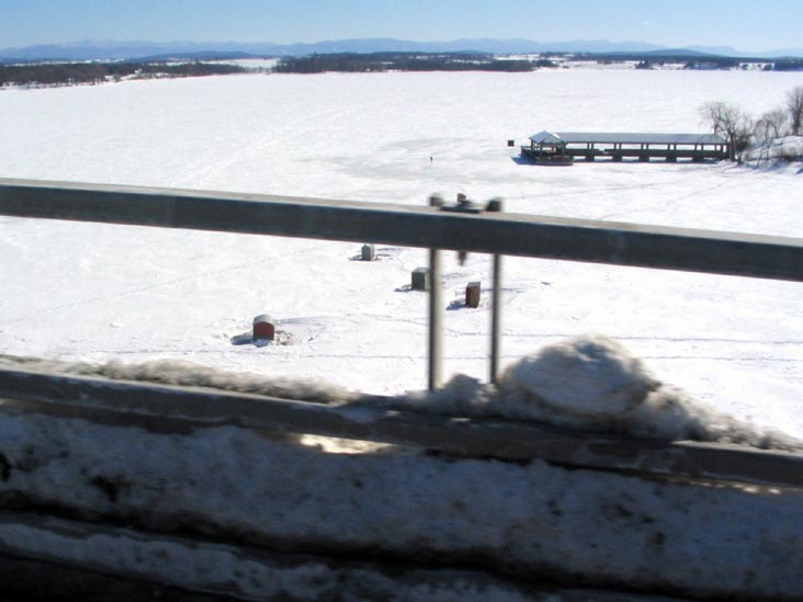 Lake Champlain Bridge Between Crown Point, New York And Chimney Point, Vermont