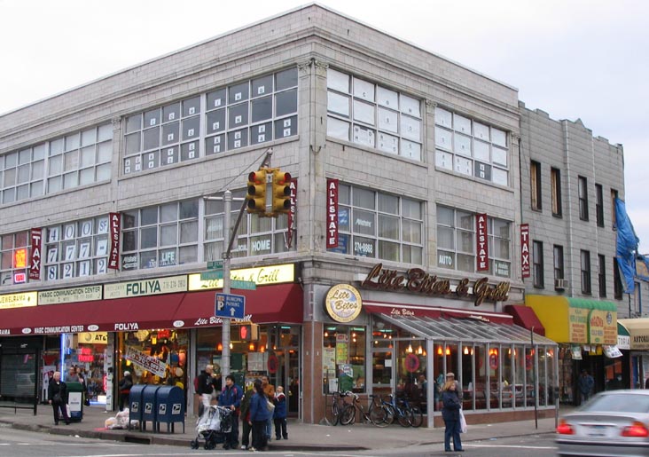 Exterior Shot for Archie Bunker's Place Opening Credits, Broadway and Steinway Street, NE Corner, Astoria, Queens