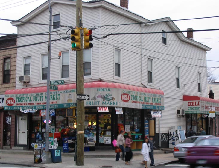 Tropical Fruit Market, 44th Street and Broadway, SE Corner, Astoria, Queens