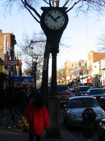 Sidewalk Clock, Steinway Street, Astoria, Queens