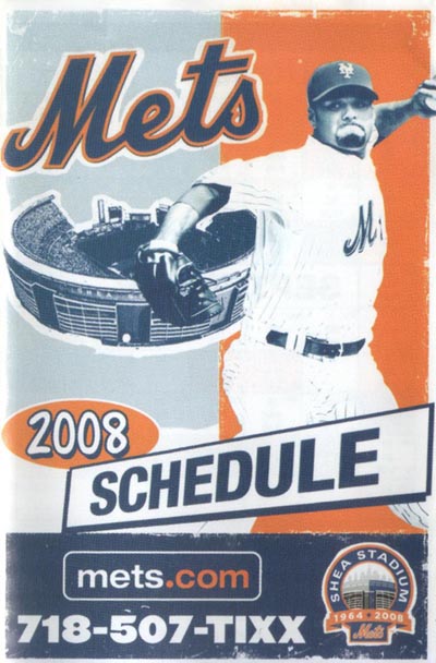 Mets 2008 Schedule