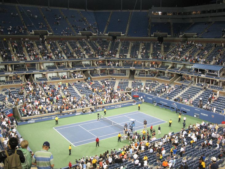 Maria Sharapova-Anastasiya Yakimova Match, Arthur Ashe Stadium, US Open Night Session, Flushing Meadows Corona Park, Queens, August 31 (September 1), 2011