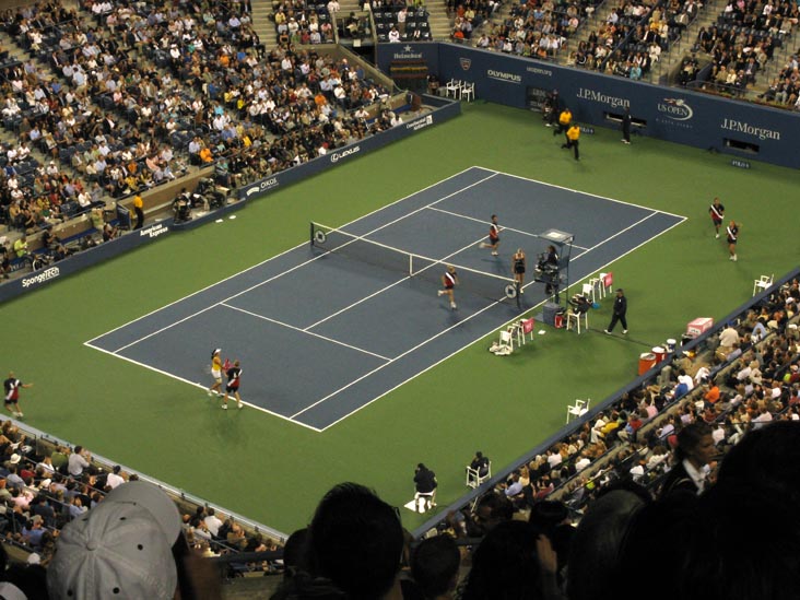 Maria Sharapova vs. Christina McHale, View From Section 325, US Open Night Session, Arthur Ashe Stadium, Flushing Meadows Corona Park, Queens, September 3, 2009