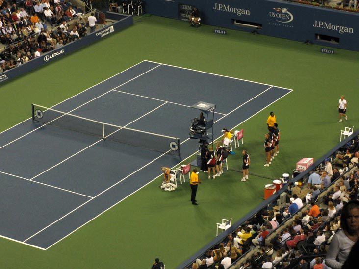 Maria Sharapova vs. Christina McHale, View From Section 325, US Open Night Session, Arthur Ashe Stadium, Flushing Meadows Corona Park, Queens, September 3, 2009