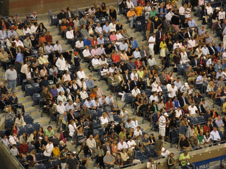 Courtside Seats, Maria Sharapova vs. Christina McHale, US Open Night Session, Arthur Ashe Stadium, Flushing Meadows Corona Park, Queens, September 3, 2009