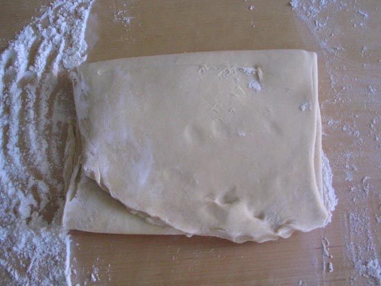 Puff Pastry Dough for Beef Wellington: Folding the Dough