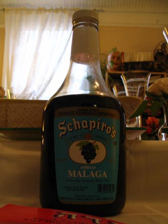 Schapiro's Malaga Wine, Passover Seder